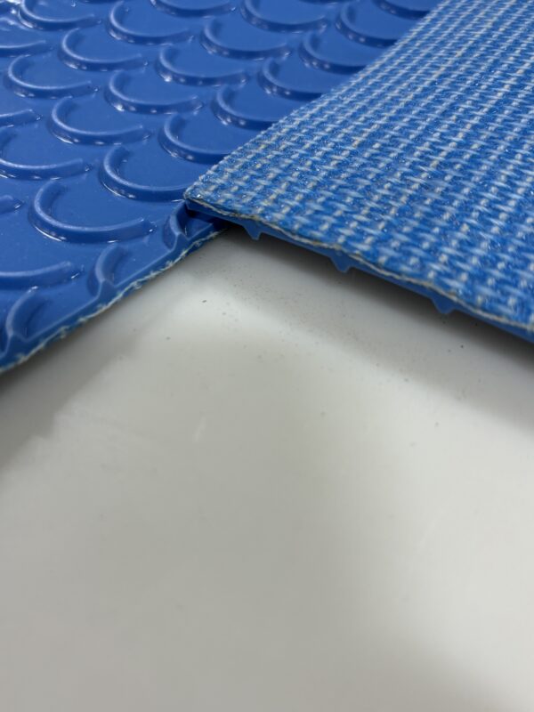 polar flex blue crescent top conveyor belt