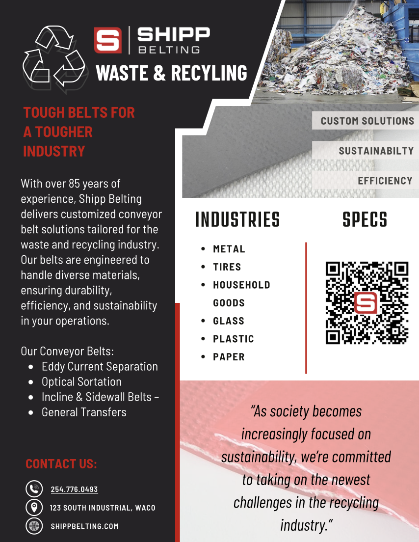 Waste & Recycling Conveyor Belt flyer image